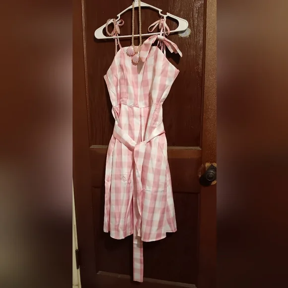 unknown | Dresses | Barbie 95s Plaid Dress 50s Vintage Outfits For Women  Halloween Cosplay | Poshmark